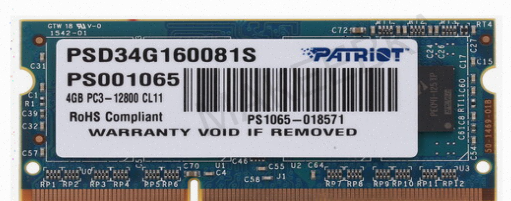 Оперативная Память Sodimm Patriot Signature [psd34g160081s] 4 гб - арт:3407 Макеевка