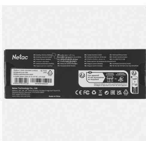 Оперативная Память Dimm Ddr4 Netac Shadow ii [ntswd4p32sp-08k] 8 гб - арт:8779 Донецк