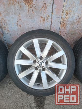 Продаю комплект колёс р 17 на фольцваген Донецк - изображение 2