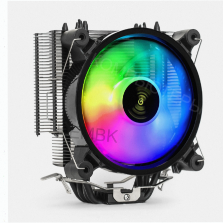 Кулер Exegate Dark Magic Exx400v2-pwm.rgb (al+cu, Черное Покрытие, 4 Тепл.трубки, Lga775/ - арт:3903 Донецк