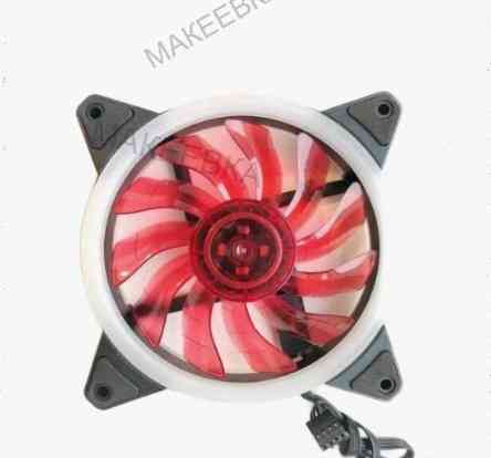 Wjf Вентилятор Для Компьютера 120мм, 3pin, Красная Подсветка - арт:6330 Донецк