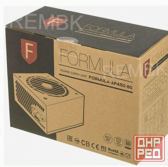 Блок Питания Formula Atx 450w Formula-ap450-80 80 Plus White (20+4pin) Apfc 120mm Fan 7xs - арт:4275 Донецк - изображение 3