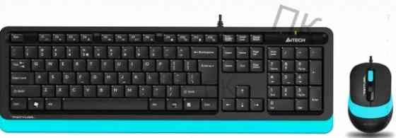 Комплект Клавиатура+мышь a4tech Fstyler f1010 Черный (f1010 Blue) в Макеевке Днр - арт:3771 Донецк