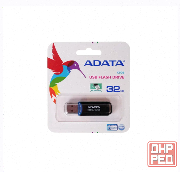 Накопитель Usb 2.0 32гб Adata c906 (ac906-32g-rbk), Черный - арт:2341 Донецк - изображение 1