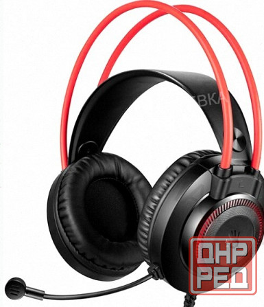 Наушники с Микрофоном a4tech Bloody g200 Aux3.5-4pin +usb Черно Красные - арт:6079 Донецк - изображение 1