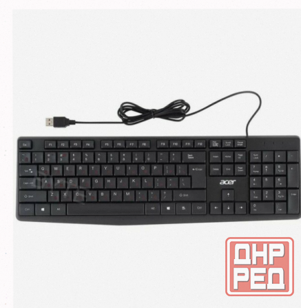 Клавиатура Проводная Acer Okw121, Usb, Черный zl.kbdee.00b - арт:8254 Донецк - изображение 1