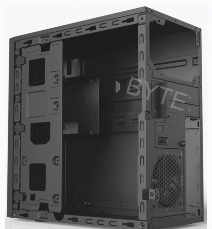 Корпус Mini-tower Powerman (ek303bk) Без бп, Mini Itx, Black, no Led. - арт:6748 Донецк