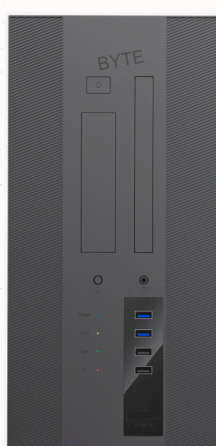 Корпус Mini-tower Powerman (ek303bk) Без бп, Mini Itx, Black, no Led. - арт:6748 Донецк