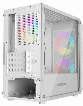 Корпус Powercase Mistral Micro a3w Argb, Tempered Glass, 2x 140mm Argb Pwm+1x 120mm Argb - арт:1809 Донецк