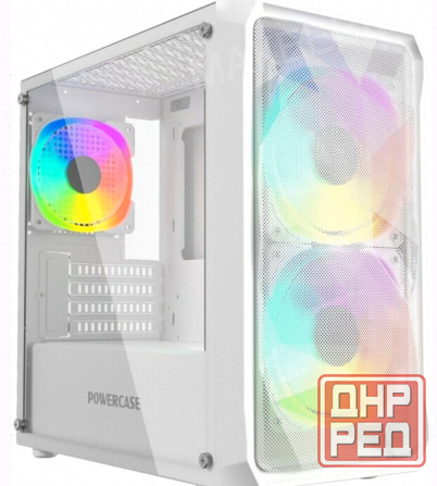Корпус Powercase Mistral Micro a3w Argb, Tempered Glass, 2x 140mm Argb Pwm+1x 120mm Argb - арт:1809 Донецк - изображение 1