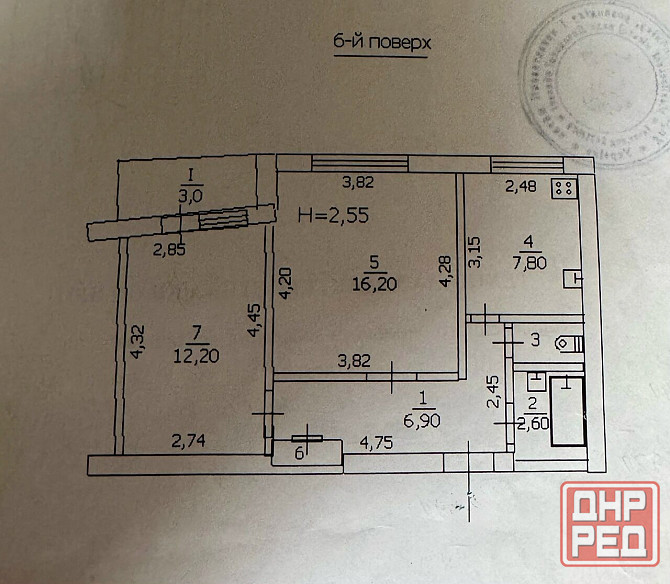 2к кв м-н Солнечный Макеевка - изображение 10