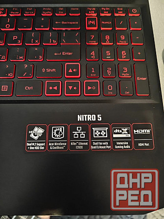 Acer Nitro 5 ( 5600H, 1650, 8gb) в идеале Макеевка - изображение 3