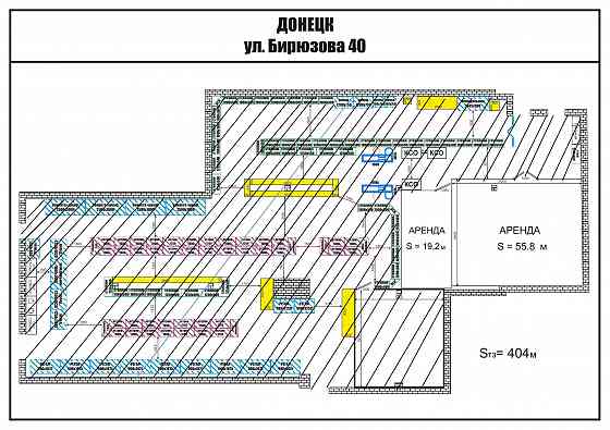 Аренда торговых помещений в г. Донецк, улица Бирюзова, д. 40 а Донецк