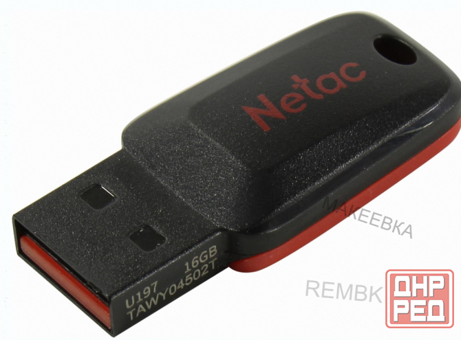 Флеш Диск Netac u197 16gb , Usb2.0, Пластиковая, Черная - арт:8521 Донецк - изображение 4