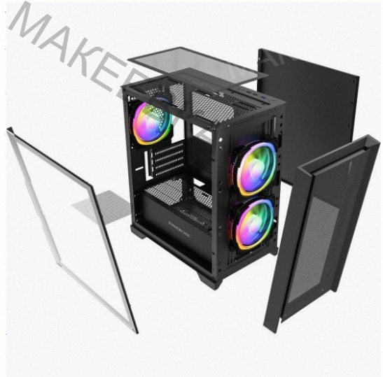 Корпус Powercase Alisio Micro z3b Argb, Черный (camzb-a3) - арт:7532 Макеевка