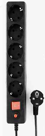 Сетевой Фильтр Гарнизон Енlb-4, 0,5 м, 5 Розеток, Черный - арт:1391 Макеевка