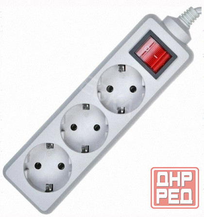 Сетевой Фильтр Buro 300sl-1-g, 1м, Серый - арт:7418 Макеевка - изображение 3