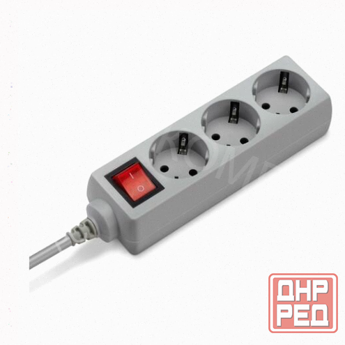 Сетевой Фильтр Buro 300sl-1-g, 1м, Серый - арт:7418 Макеевка - изображение 1