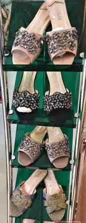 Шлепки женские Италия р39 серебро Донецк