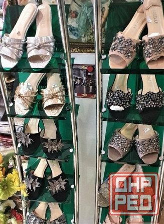 Шлепки женские Италия р39 серебро Донецк - изображение 2