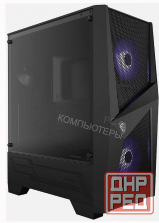 Корпус Atx Msi Mag Forge 100m Без бп чёрный - арт:7934 Макеевка - изображение 1