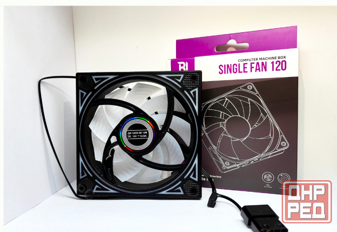 Вентилятор Для Корпуса Bing ju Rgb 120мм (разноцветный) - арт:9733 Макеевка - изображение 1