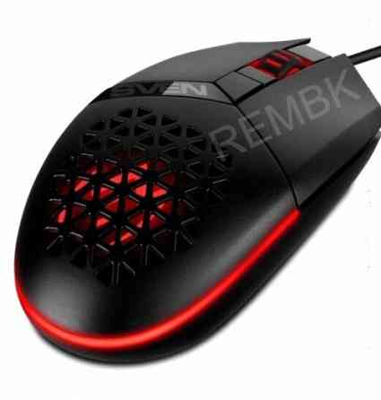 Игровая Мышь Sven rx-g735, 4000dpi, Черный, sv-021467, Проводная - арт:3019 Макеевка