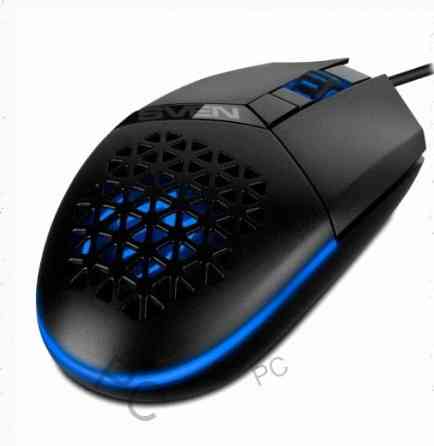 Игровая Мышь Sven rx-g735, 4000dpi, Черный, sv-021467, Проводная - арт:3019 Макеевка