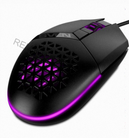 Игровая Мышь Sven rx-g735, 4000dpi, Черный, sv-021467, Проводная - арт:3019 Макеевка