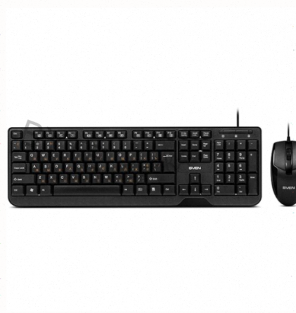 Комплект Клавиатура и Мышь Sven kb-s330c Черный (sv-017309) - арт:1570 Макеевка