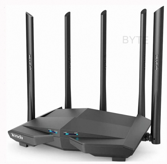 Tenda ac11 Двухдиапазонный Гигабитный wi-fi Роутер ac1200, до 300 Мбит/с на 2,4 Ггц + до - арт:1956 Макеевка