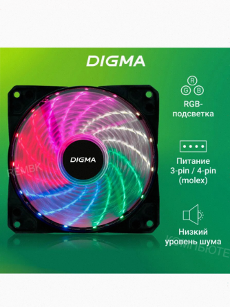 Вентилятор Для Корпуса Dfan-frgb2 Rgb 120х120x25 (molex) - арт:2353 Макеевка