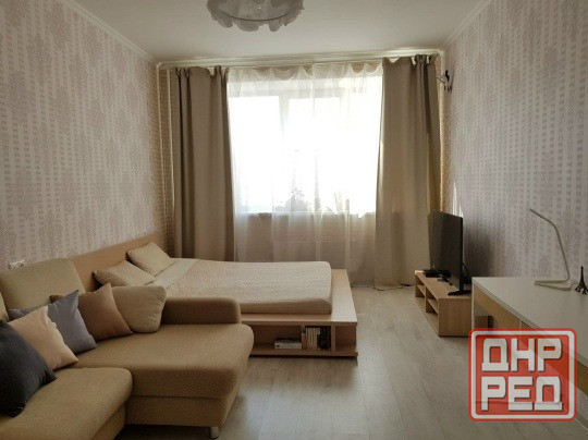 Сдается чистая и светлая однокомнатная квартира на длительный Донецк - изображение 1