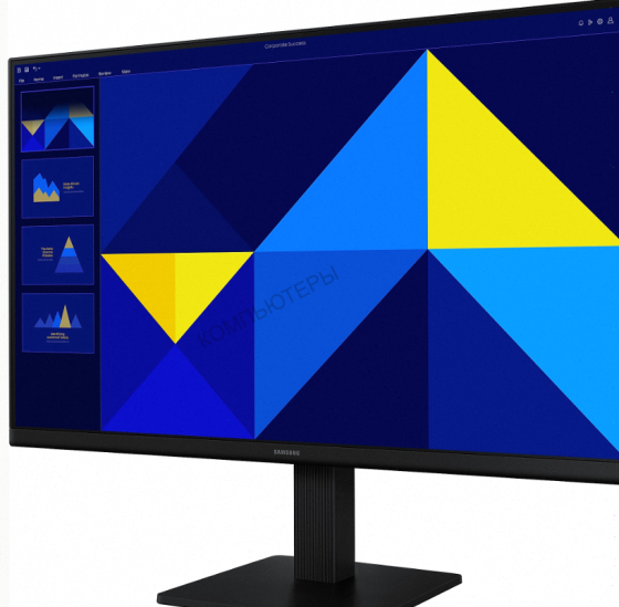 Монитор 23.6" Samsung s24d300gai, Ips/fullhd/100гц (ls24d300gaixci) Черный - арт:5777 Донецк