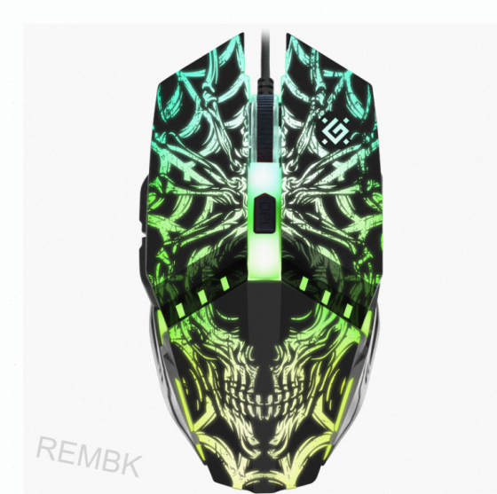 Мышь Defender Prototype gm-670l, Черный (52670) Оптический, 2400 Dpi, Usb - арт:7427 Макеевка