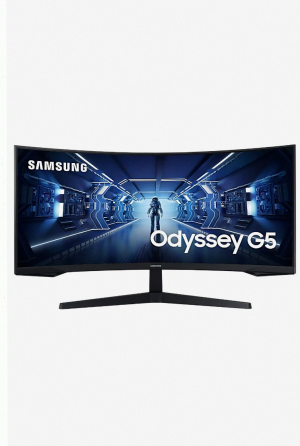 Игровой Монитор 34" Samsung Odyssey g5 c34g55twwi, 3440х1440, 165 гц, va, Изогнутый, Черн - арт:8892 Макеевка