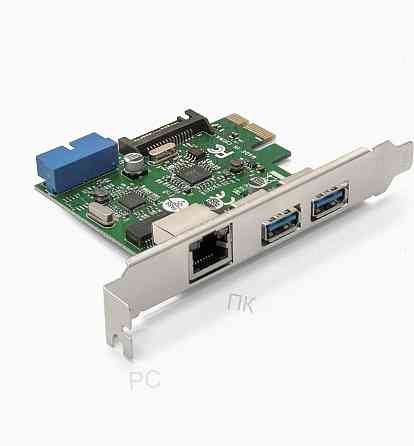Контроллер Сетевой Exegate ex290278rus Exe-362 Pci-e x1 v2.0, 2*usb3.0 Ext. + 1* - арт:8410 Макеевка