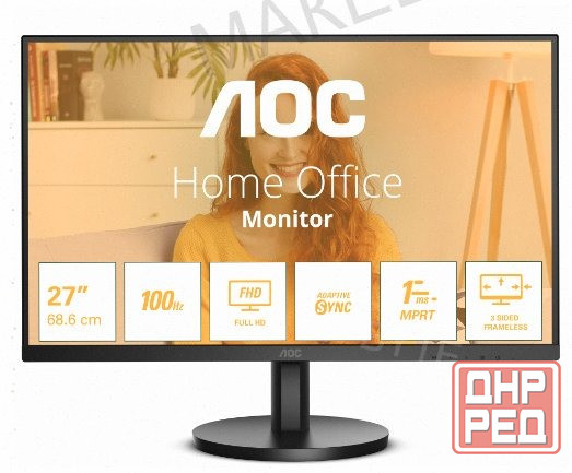 Монитор 27" Aoc 27b3hma2 100гц,*va, 1920х1080 - арт:4271 Донецк - изображение 1