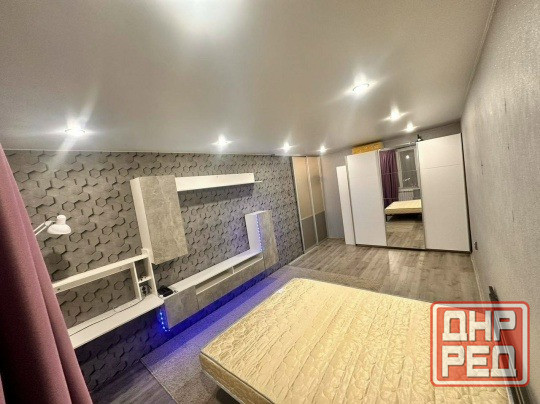 Сдается однокомнатная квартира в Буденовском районе, мкр. Донской Донецк - изображение 1