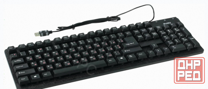 Клавиатура Sven Проводная Standard 301, Usb, 104 Клавиши, Черная (sv-03100301ub) - арт:6227 Донецк - изображение 1