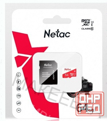 Карта Памяти Netac p500 Eco, Microsdxc, 64 гб, Class 10, Uhs-i u1, Адаптер на sd (nt02p50 - арт:8757 Донецк - изображение 4