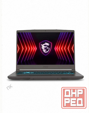 Игровой Ноутбук 15.6" Ips Fhd Msi Thin 15 b13ve-3419xru Gray (core i5 13420h/16gb/1tb Ssd - арт:9215 Макеевка - изображение 1
