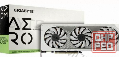 Видеокарта Geforce Rtx 4060ti 8gb Gigabyte gv-n406taero oc-8gd - арт:7519 Макеевка - изображение 1