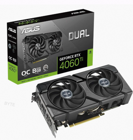 Видеокарта Asus Nvidia Geforce Rtx 4060 ti 8gb Dual-rtx4060ti-o8g-evo/rtx4060ti, Hdmi, dp - арт:3398 Макеевка