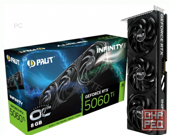 Видеокарта Palit pa-rtx5060ti Infinity 3 oc 8гб, Ret (ne7506ts19p1-gb2062s) - арт:6792 Макеевка - изображение 1