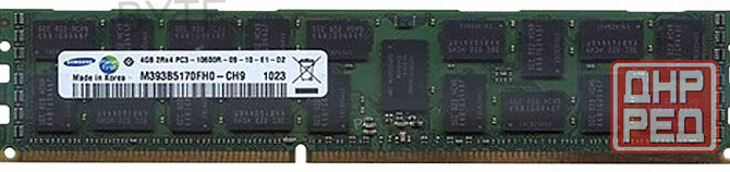 Оперативная Память Dimm Ddr3 Samsung 4 гб 1333мгц (m393b5170fh0-ch9) Ecc б/у - арт:2356 Макеевка - изображение 1