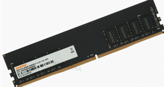 Оперативная Память Dimm Ddr4 Digma 8gb 3200mhz Dgmad43200008s Rtl pc4-25600 cl22 288-pin - арт:1365 Макеевка