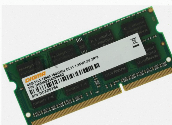 Память 4gb 1600mhz Digma Dgmas31600004d Rtl pc3-12800 cl11 so-dimm 204-pin 1.5в Dual Rank - арт:9218 Макеевка