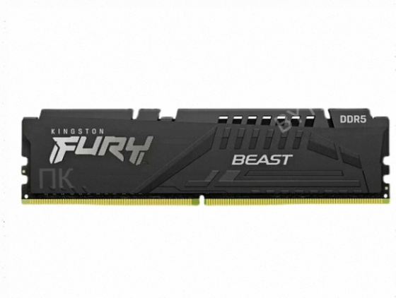 Kingston Fury Beast Black Ddr5 Dimm 5200mhz pc-41600 cl40 - 8gb kf552c40bb-8 Oem - арт:4845 Макеевка