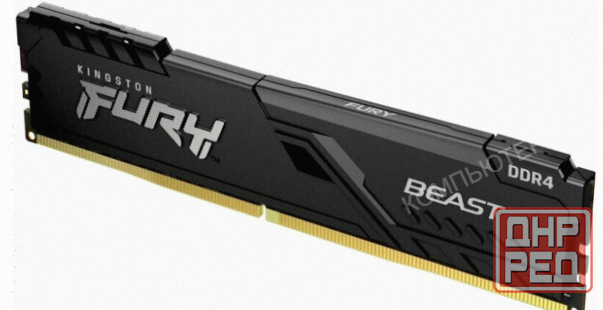 Оперативная Память Ddr4 Kingston 8gb 3200 Mhz pc-25600 Fury Beast Black (kf432c16bb/8) - арт:8078 Макеевка - изображение 1